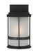 Generation Lighting. - 8590901EN3-12 - One Light Outdoor Wall Lantern - Wilburn - Black