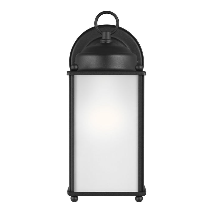 Generation Lighting. - 8593001-12 - One Light Outdoor Wall Lantern - New Castle - Black