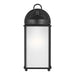 Generation Lighting. - 8593001-12 - One Light Outdoor Wall Lantern - New Castle - Black