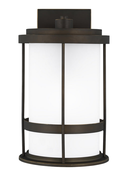 Generation Lighting. - 8690901DEN3-71 - One Light Outdoor Wall Lantern - Wilburn - Antique Bronze