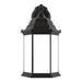 Generation Lighting. - 8738751-12 - One Light Outdoor Wall Lantern - Sevier - Black