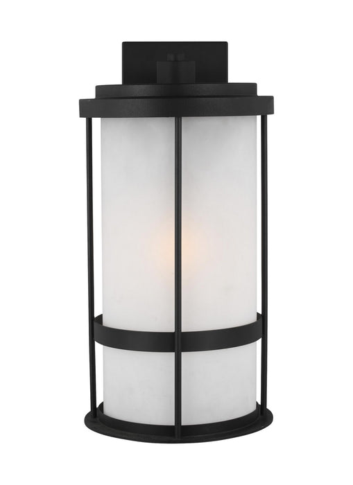 Generation Lighting. - 8790901EN3-12 - One Light Outdoor Wall Lantern - Wilburn - Black