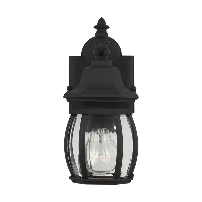 Generation Lighting. - 88203-12 - One Light Outdoor Wall Lantern - Wynfield - Black