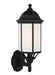 Generation Lighting. - 8838751EN3-12 - One Light Outdoor Wall Lantern - Sevier - Black