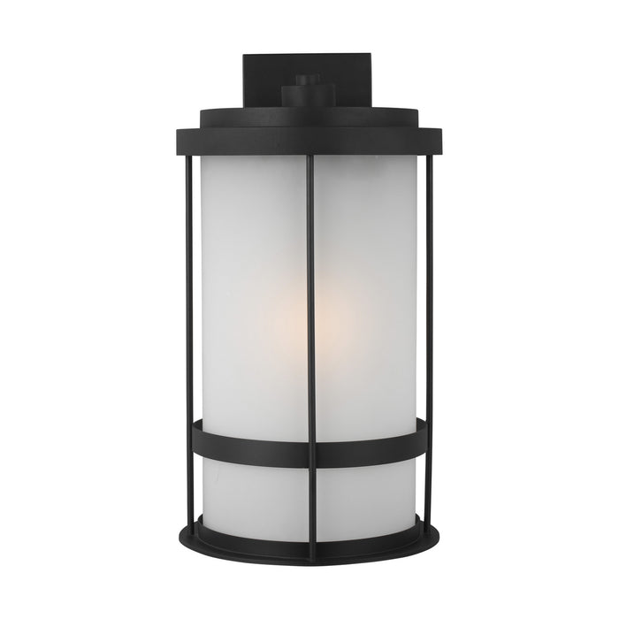 Generation Lighting. - 8890901-12 - One Light Outdoor Wall Lantern - Wilburn - Black