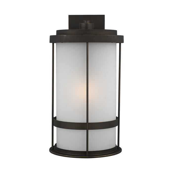 Generation Lighting. - 8890901-71 - One Light Outdoor Wall Lantern - Wilburn - Antique Bronze