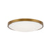 Visual Comfort Modern - 700FMLNC13A-LED927 - LED Flush Mount - Lance - Aged Brass