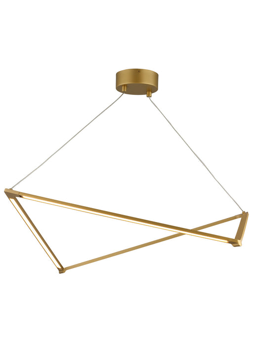 Visual Comfort Modern - 700LSBLTG-LED930 - LED Linear Suspension - Balto - Satin Gold