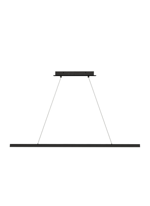 Visual Comfort Modern - 700LSDES48B-LED92730 - LED Suspension - Dessau - Nightshade Black