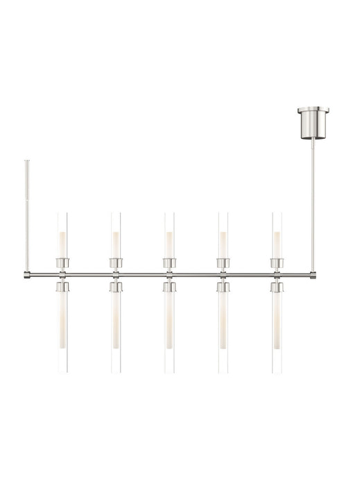 Visual Comfort Modern - 700LSLNG48N-LED930 - LED Suspension - Linger - Polished Nickel