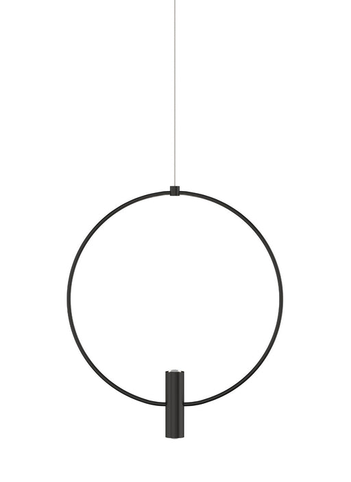 Visual Comfort Modern - 700MPLAY13B-LED930 - LED Pendant - Layla - Nightshade Black