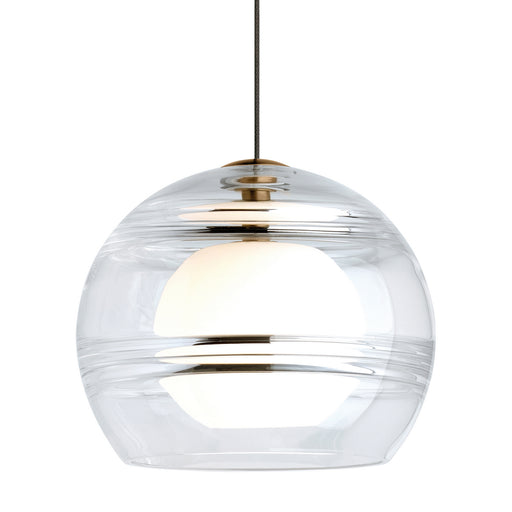 Visual Comfort Modern - 700MPSDNCR - One Light Pendant - Sedona - Aged Brass