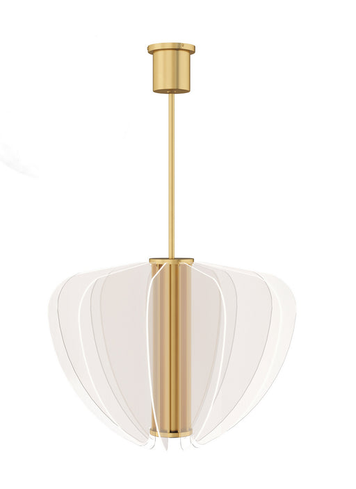 Visual Comfort Modern - 700NYR28BR-LED930 - LED Chandelier - Nyra - Plated Brass