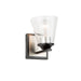 Artcraft - AC11141NB - One Light Wall Sconce - Wheaton - Black & Brushed Nickel