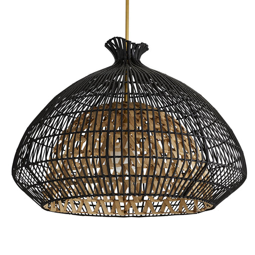 Arteriors - 45065 - One Light Pendant - Rimini - Black