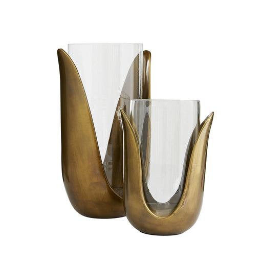 Arteriors - 4580 - Vases, Set of 2 - Sonia - Antique Brass