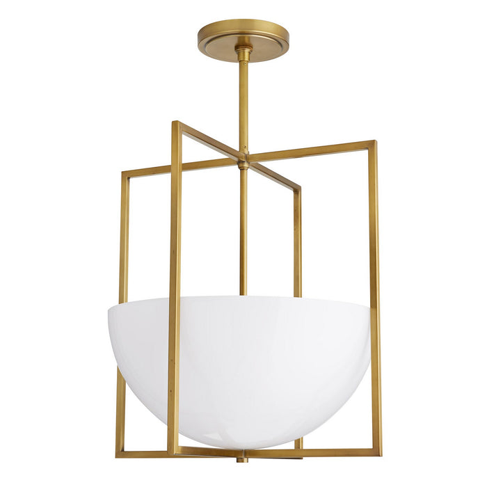 Arteriors - 49177 - Two Light Pendant - Royce - Antique Brass