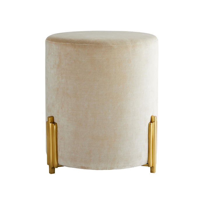 Arteriors - 6931 - Ottoman - Warby - Sterling Velvet