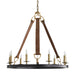 Arteriors - 84031 - Nine Light Chandelier - Chaney - Bronze