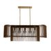 Arteriors - 89334 - Five Light Chandelier - Valencia - Dark Walnut