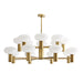 Arteriors - 89628 - 16 Light Chandelier - Bentley - Antique Brass