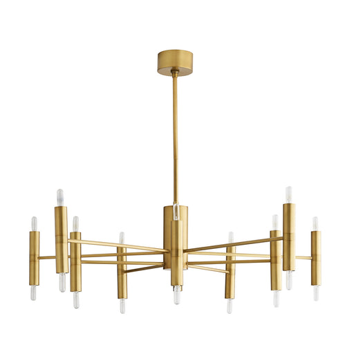 Arteriors - 89633 - 20 Light Chandelier - Bozeman - Antique Brass