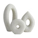 Arteriors - 9221 - Sculptures Set of 3 - Cocos - White