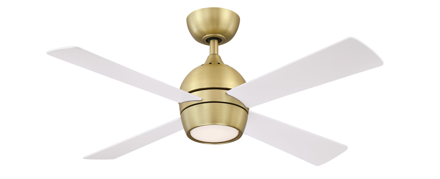 Fanimation - FP7644BS - 44"Ceiling Fan - Kwad 44 - Brushed Satin Brass