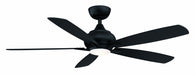 Fanimation - FP8533BL - 52"Ceiling Fan - Doren - Black