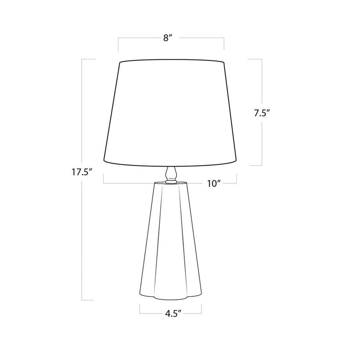 Regina Andrew - 13-1461 - One Light Table Lamp - Joelle - Rose