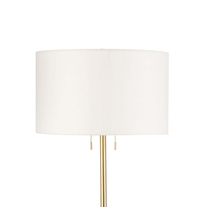 Regina Andrew - 14-1041 - Two Light Floor Lamp - Bruno - White