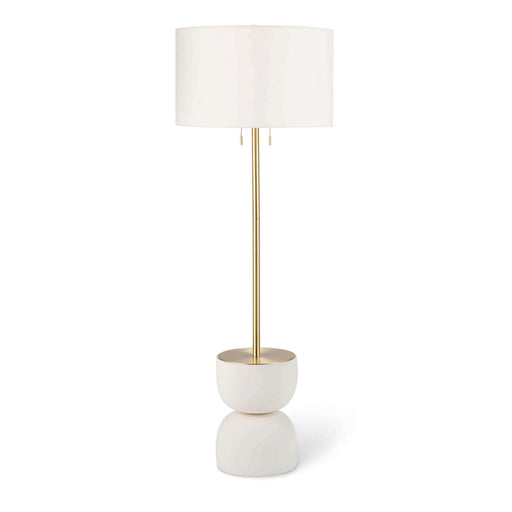 Regina Andrew - 14-1041 - Two Light Floor Lamp - Bruno - White