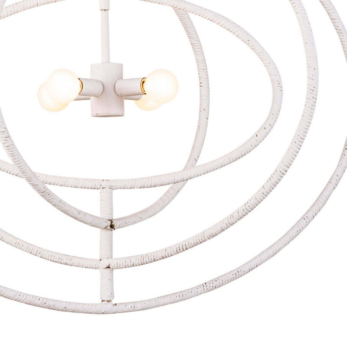 Regina Andrew - 16-1216 - Four Light Chandelier - Sail - White