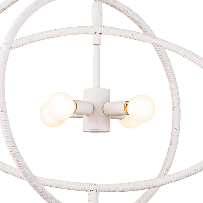 Regina Andrew - 16-1216 - Four Light Chandelier - Sail - White