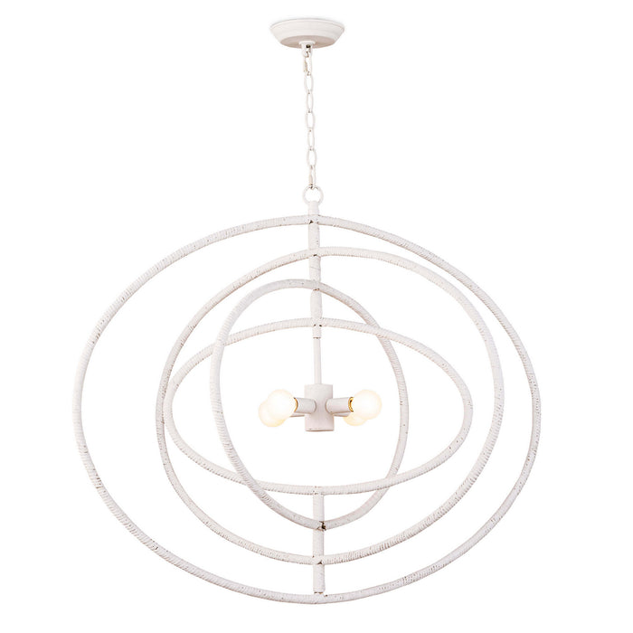 Regina Andrew - 16-1216 - Four Light Chandelier - Sail - White