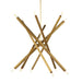 Regina Andrew - 16-1289NB - 12 Light Chandelier - Viper - Natural Brass