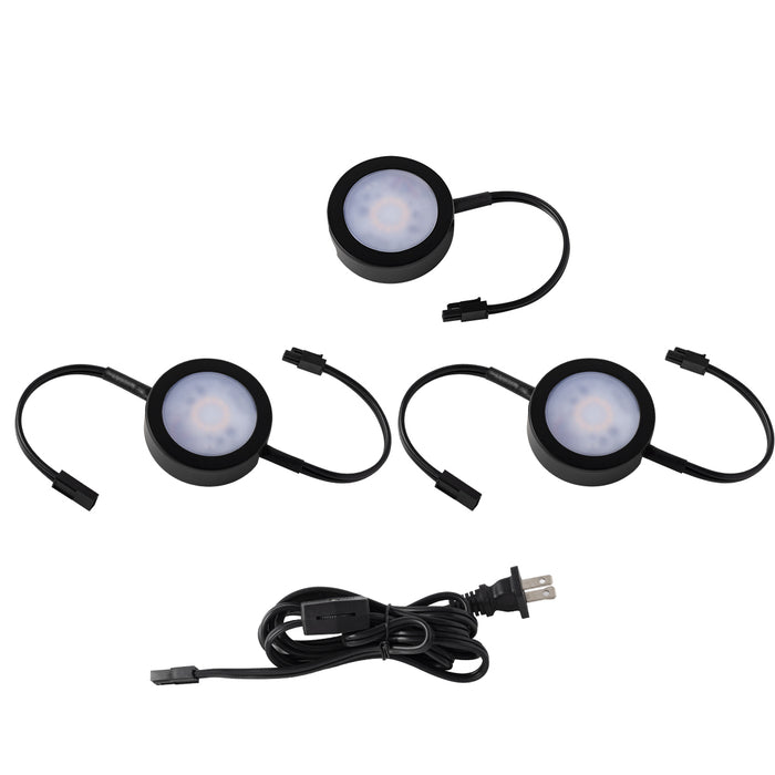 W.A.C. Lighting - HR-AC73-CS-BK - LED Puck Light Kit - Cct Puck - Black