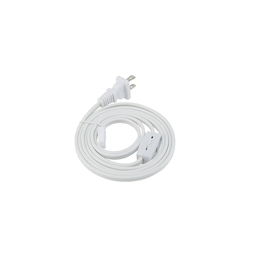 W.A.C. Lighting - HR-PC6-WT - Undercabinet Puck Light Power Cord - Cct Puck - White