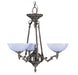 Framburg - 8403 FB - Three Light Chandelier - Napoleonic - French Brass