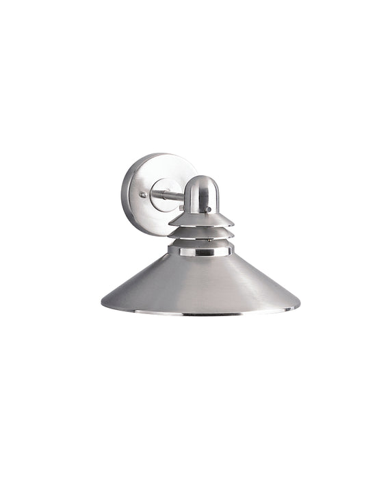 Kichler - 9044NI - One Light Outdoor Wall Mount - Grenoble - Brushed Nickel