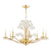 Hudson Valley - 4438-AGB - Ten Light Chandelier - Beaumont - Aged Brass