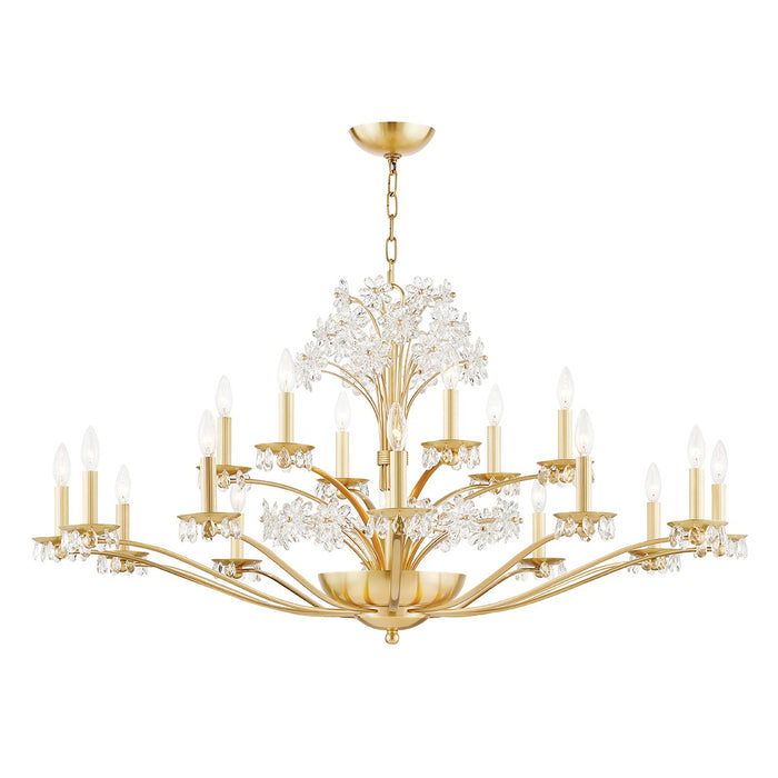 Hudson Valley - 4452-AGB - 20 Light Chandelier - Beaumont - Aged Brass