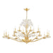 Hudson Valley - 4452-AGB - 20 Light Chandelier - Beaumont - Aged Brass