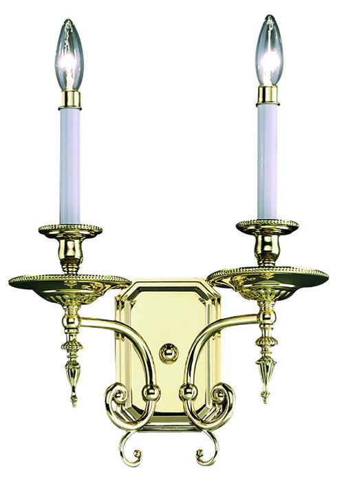 Framburg - 7662 PB - Two Light Wall Sconce - Kensington - Polished Brass