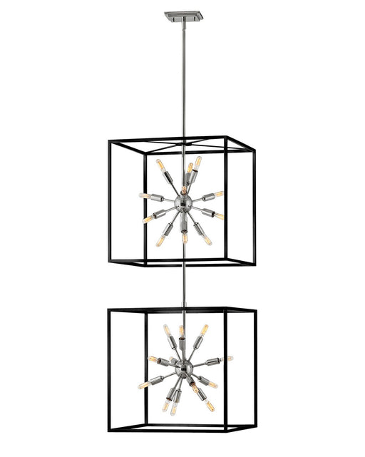 Hinkley - 46316BLK-PN - LED Chandelier - Aros - Black