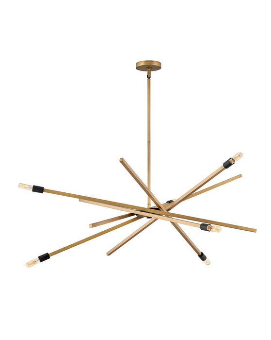 Hinkley - 4766HB - LED Chandelier - Archer - Heritage Brass