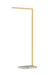 Visual Comfort Modern - 700PRTKLE43NB-LED927 - LED Floor Lamp - Klee - Natural Brass/White Marble