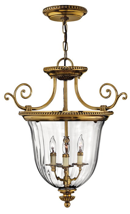 Hinkley - 3613BB - LED Foyer Pendant - Cambridge - Burnished Brass