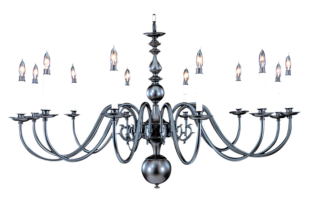 Framburg - 9142 MB - 12 Light Foyer Chandelier - Jamestown - Mahogany Bronze