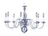 Framburg - 9130 SP - Eight Light Chandelier - Jamestown - Satin Pewter